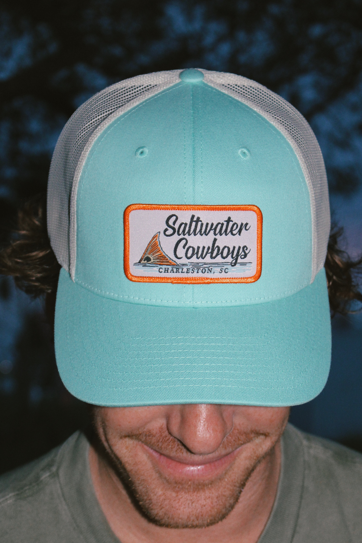 TEAL SPOTTAIL HAT