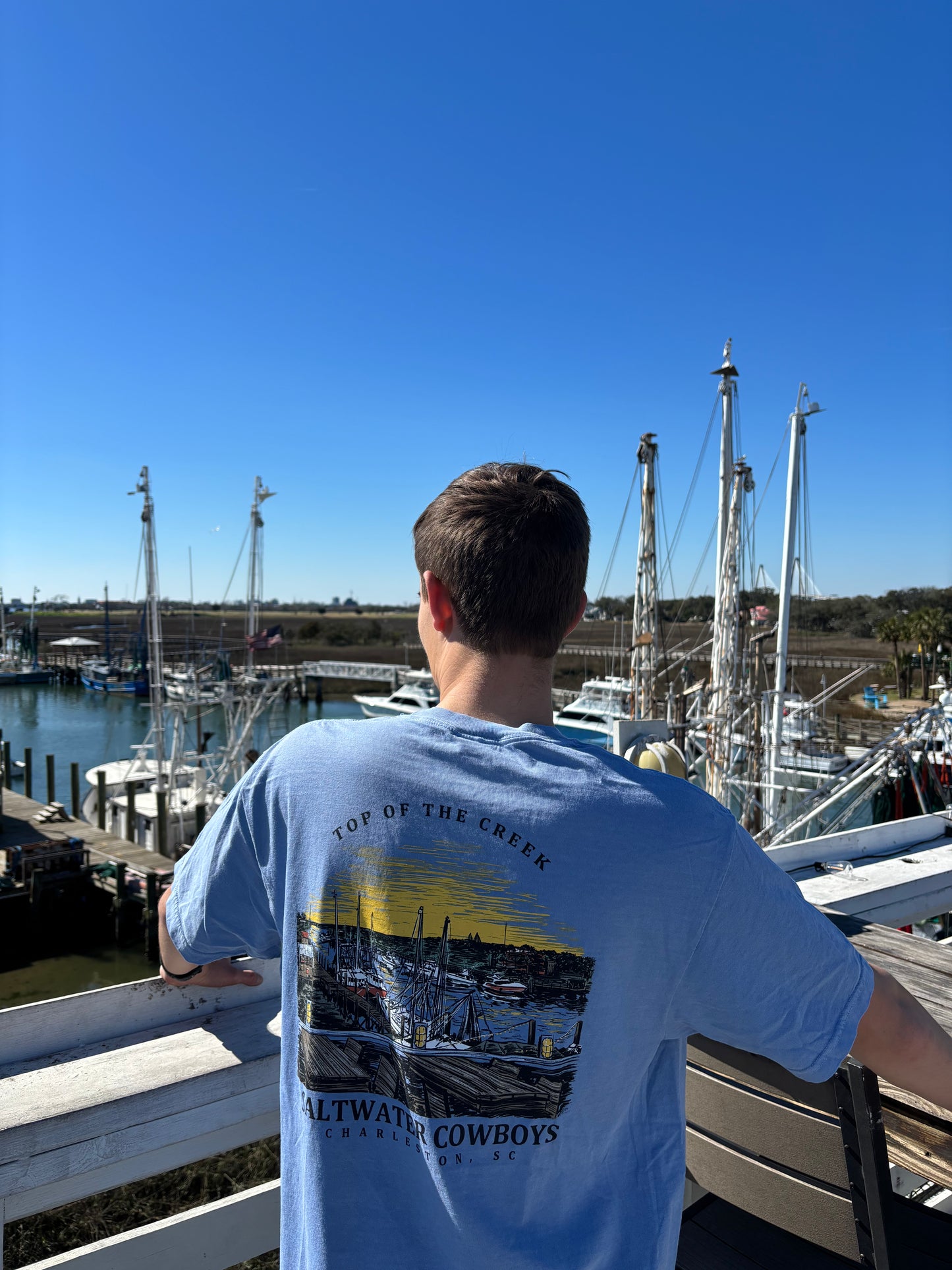 TOP OF THE CREEK TEE
