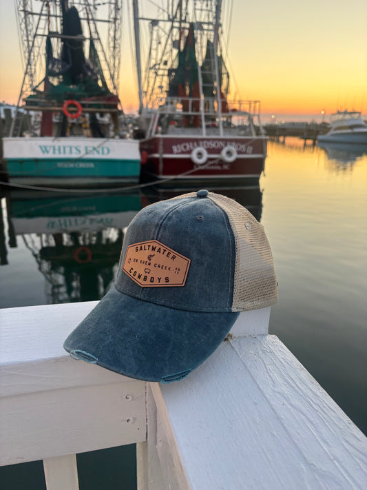 DARK WASH DENIM HAT