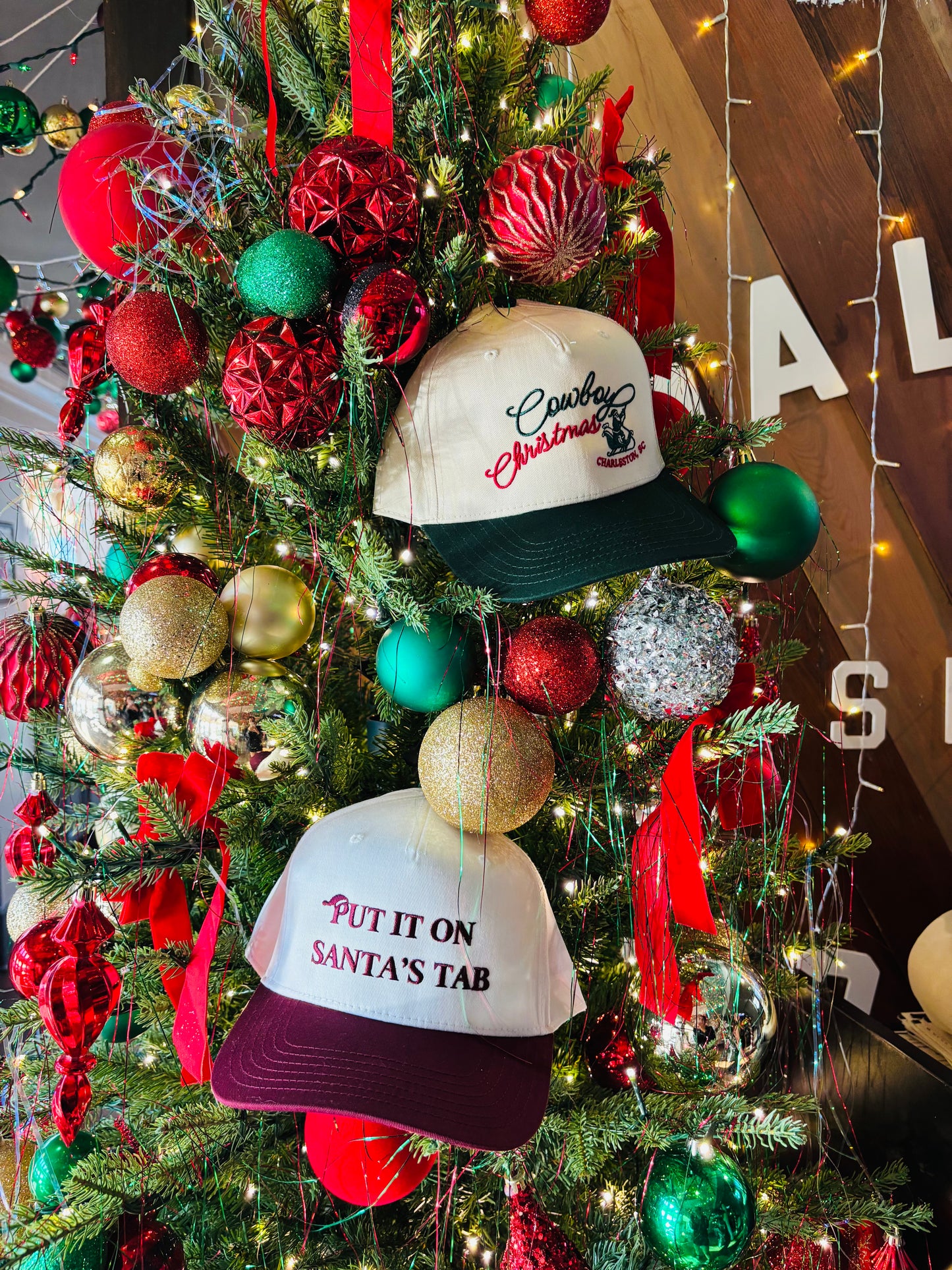 COWBOY CHRISTMAS HAT