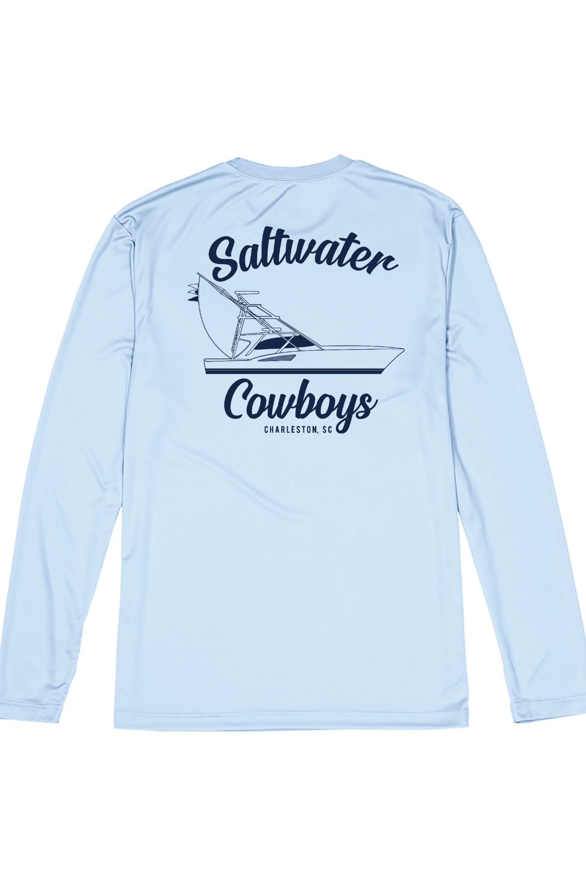 SWC BOAT LONG SLEEVE TEE - BLUE