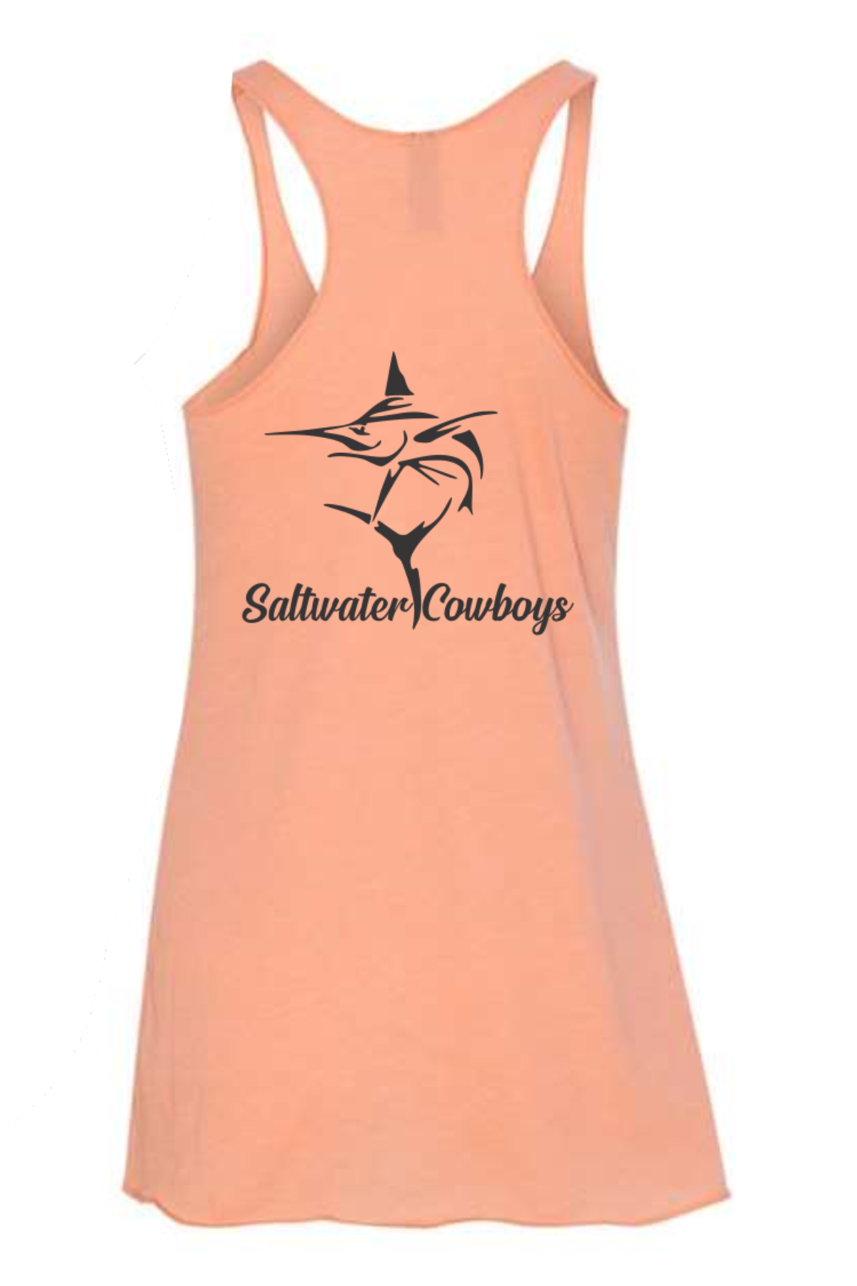 ORANGE RACERBACK TANK TOP