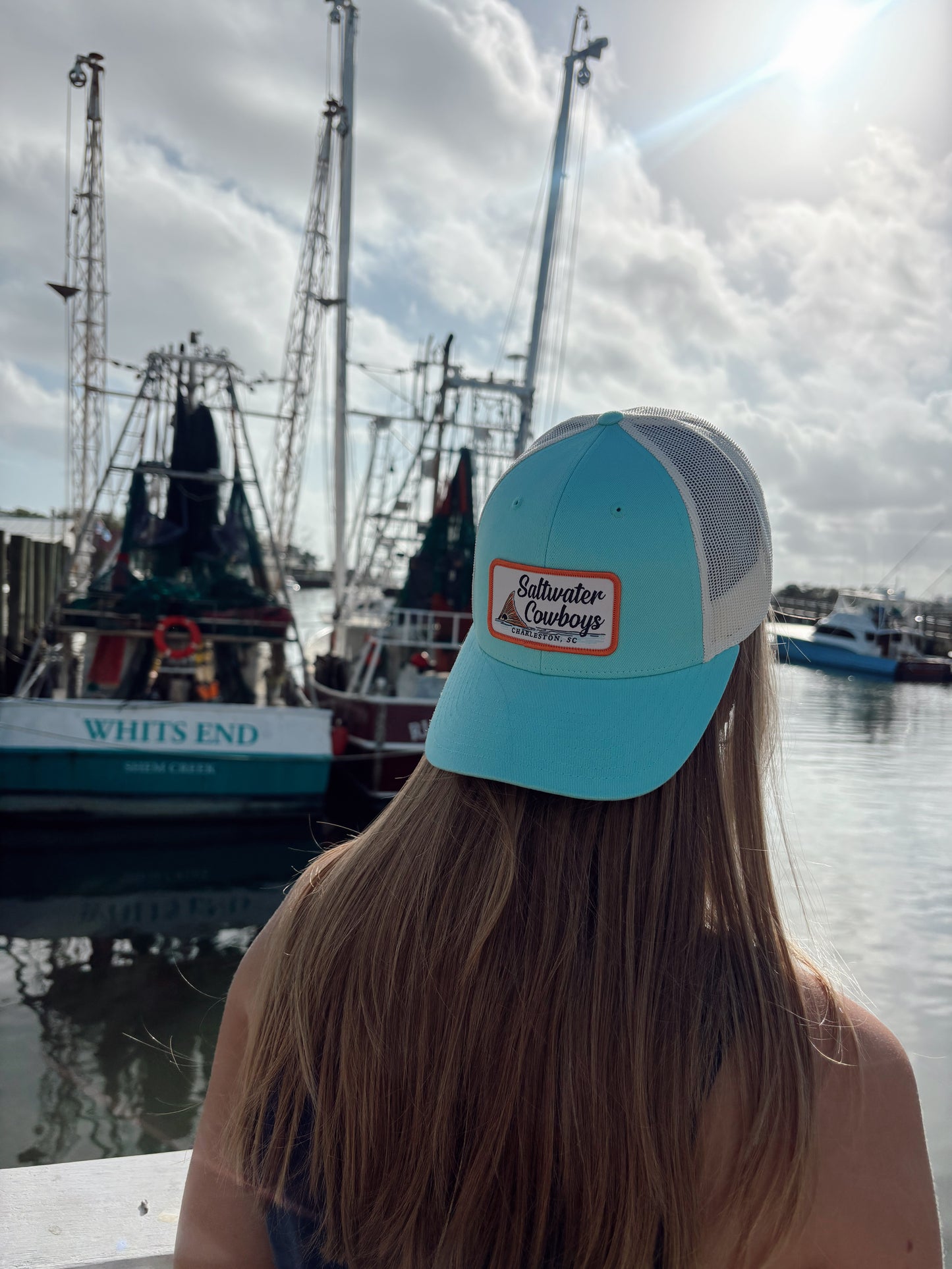 TEAL SPOTTAIL HAT