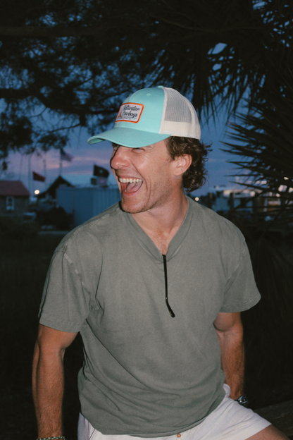 TEAL SPOTTAIL HAT
