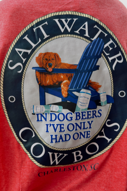 DOG BEERS GRAPHIC T-SHIRT