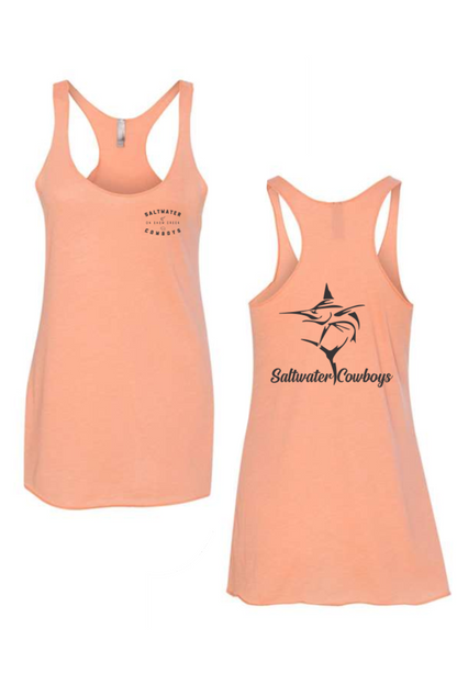 ORANGE RACERBACK TANK TOP