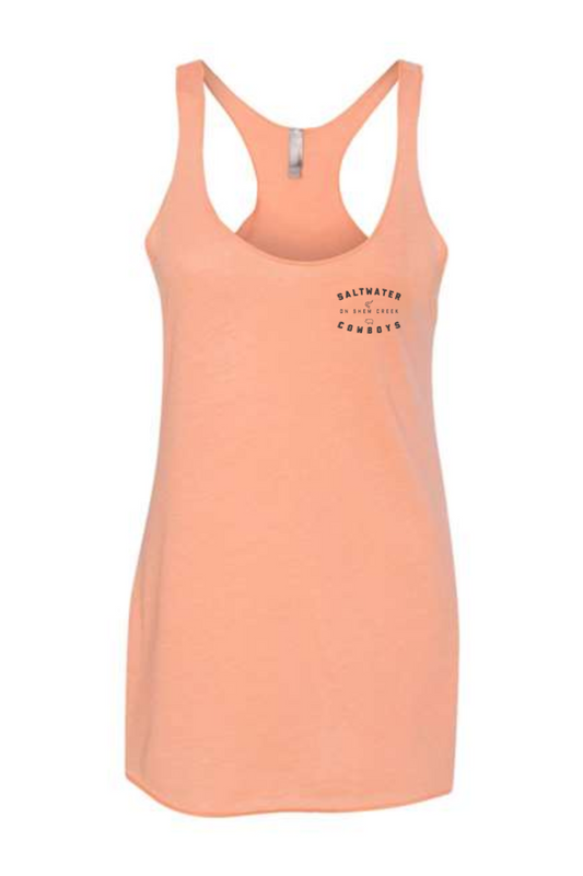 ORANGE RACERBACK TANK TOP