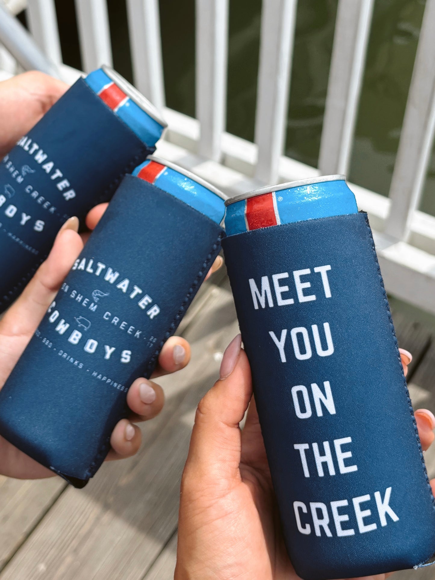 MEET YOU ON THE CREEK KOOZIE